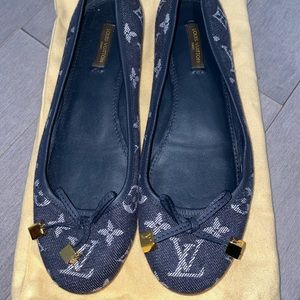 Authentic Louis Vuitton ballerina flats